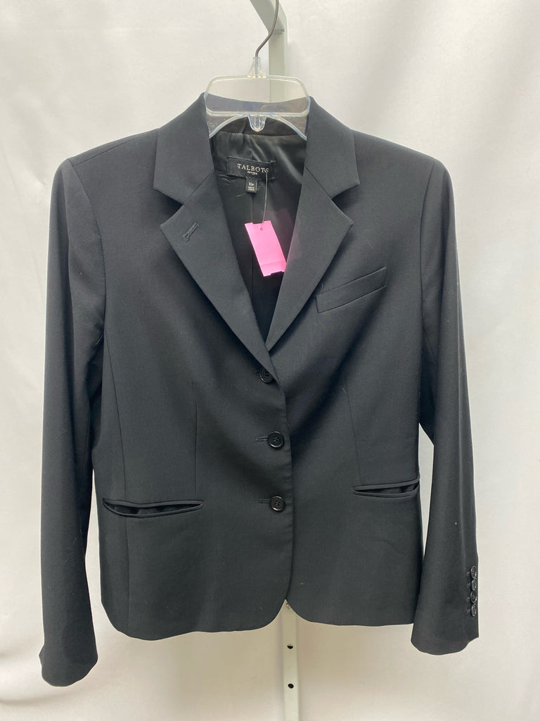 Talbots Size 10P Black Blazer