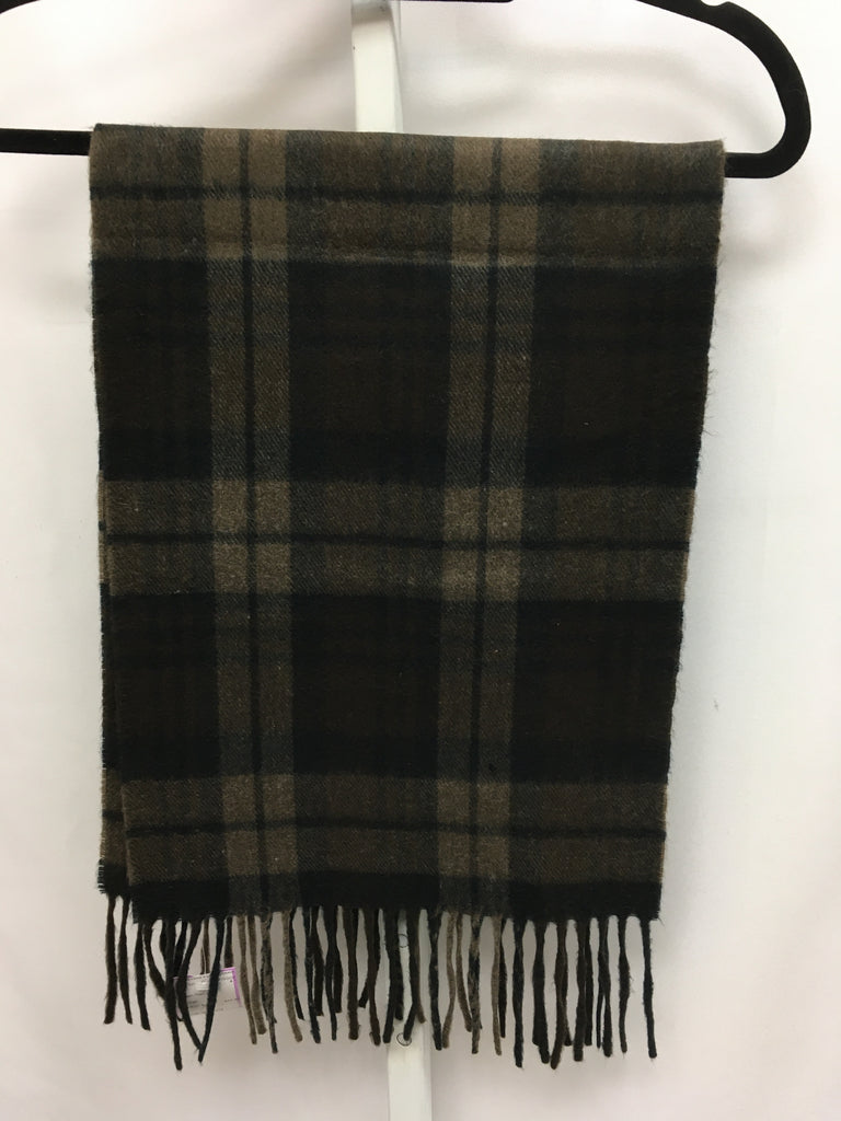 Brown Plaid Scarf