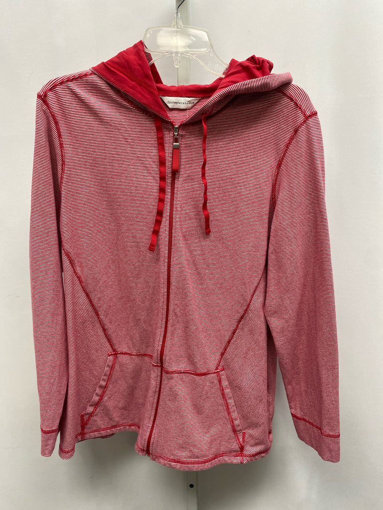 Christopher & Banks Size M/L Red/White Hoodie