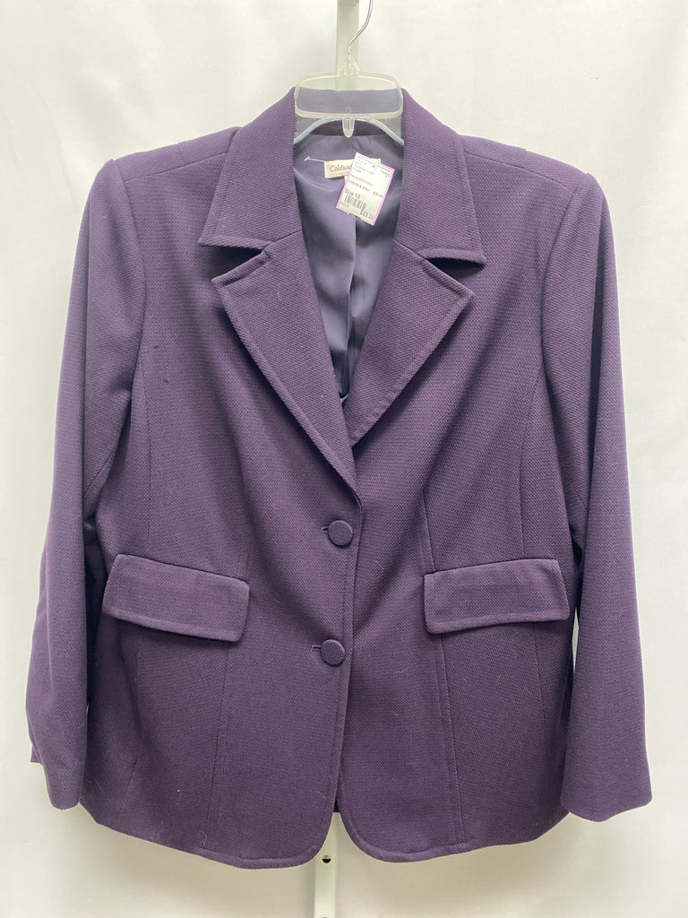 Coldwater Creek Size 18 Purple Blazer
