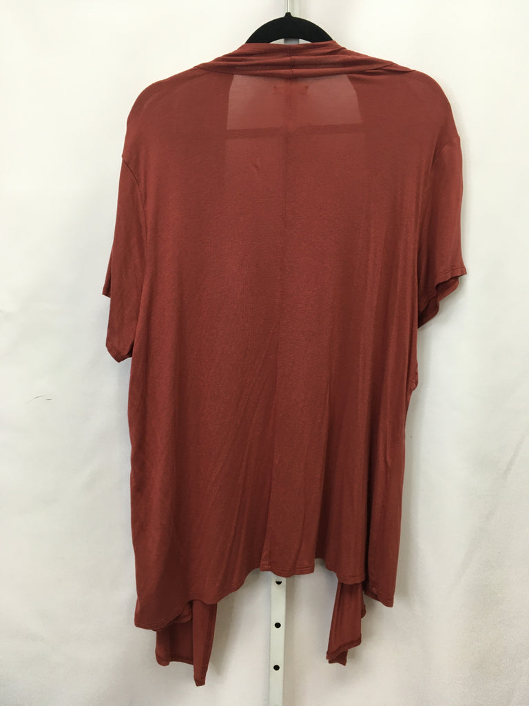 Maurices Size 1X Rust Cardigan