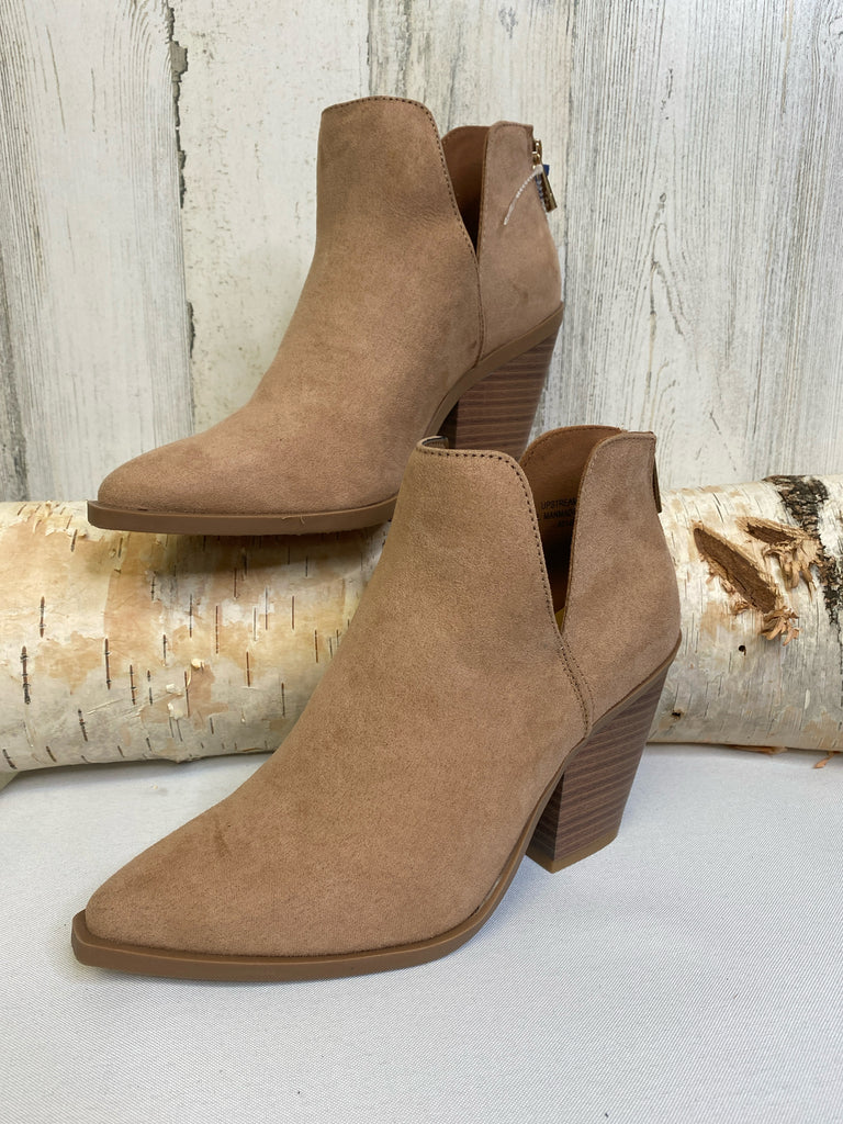 Bamboo Size 7 Tan Bootie Booties