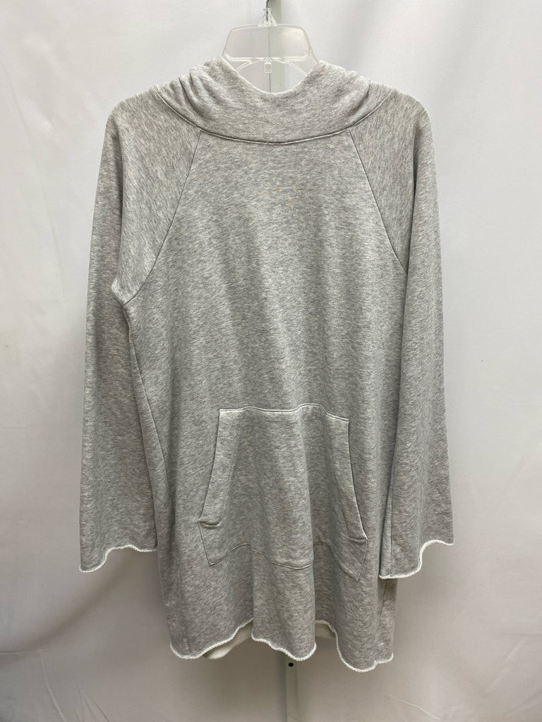 Athleta Size Medium Gray Heather Hoodie