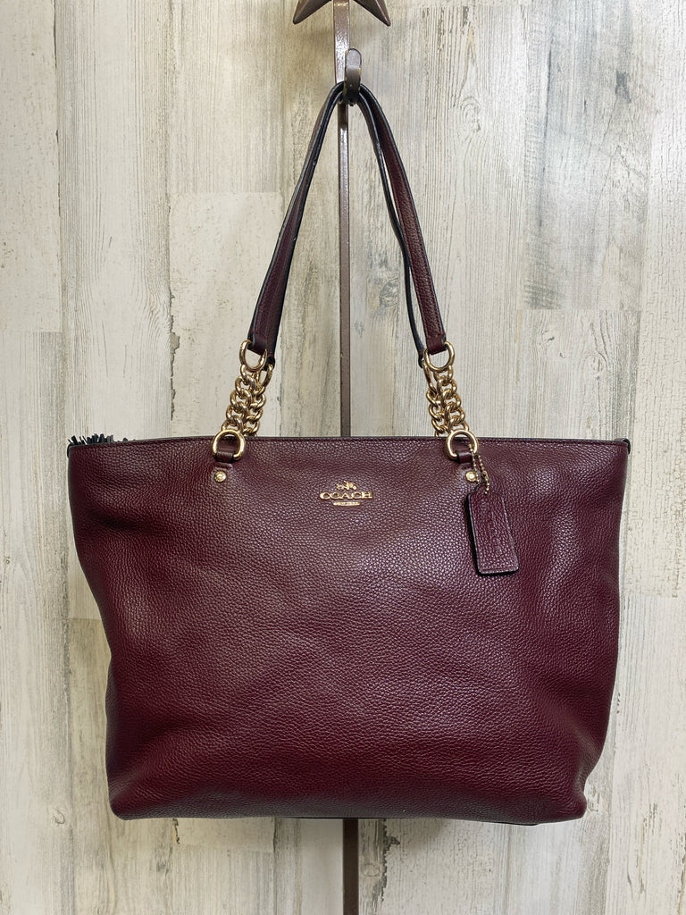 Coach Purple Designer Handbag