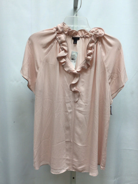 Ann Taylor Size Large Pink Short Sleeve Top
