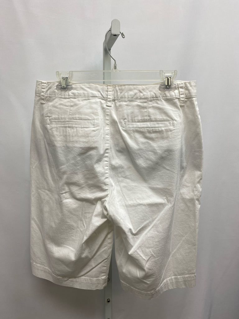 Jones New York Size 14 White Shorts