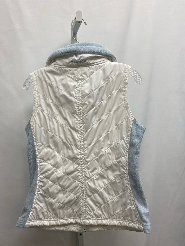 Size Medium Columbia White Vest/Outerwear