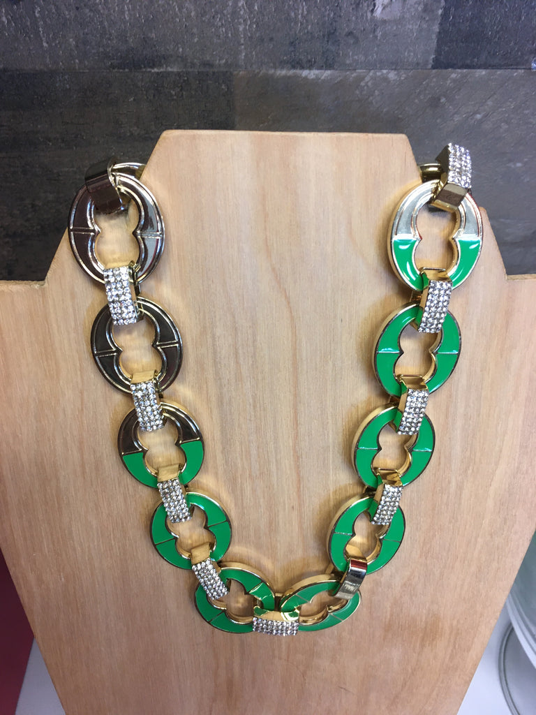 Kirks Folly Green Necklace