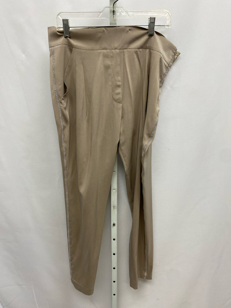 Brunello Cucinelli Size 10 Beige Pants