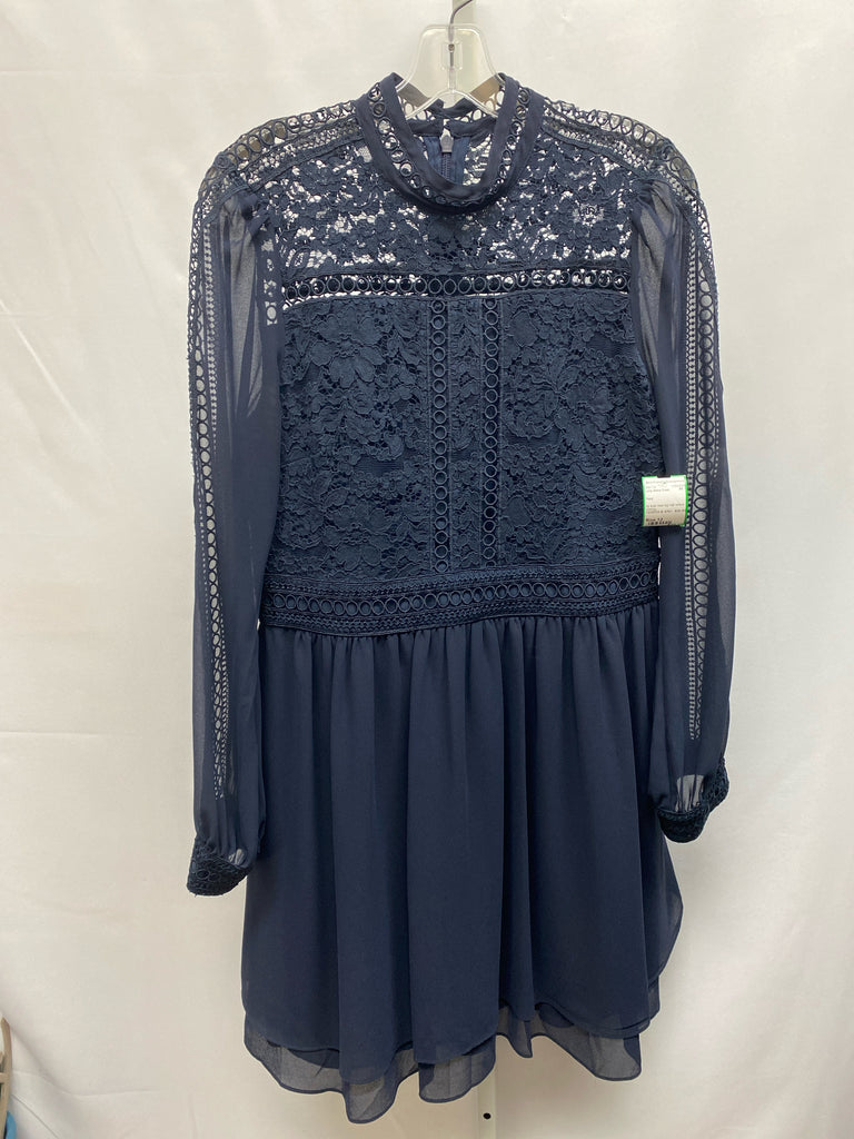 Size 12 Navy Long Sleeve Dress