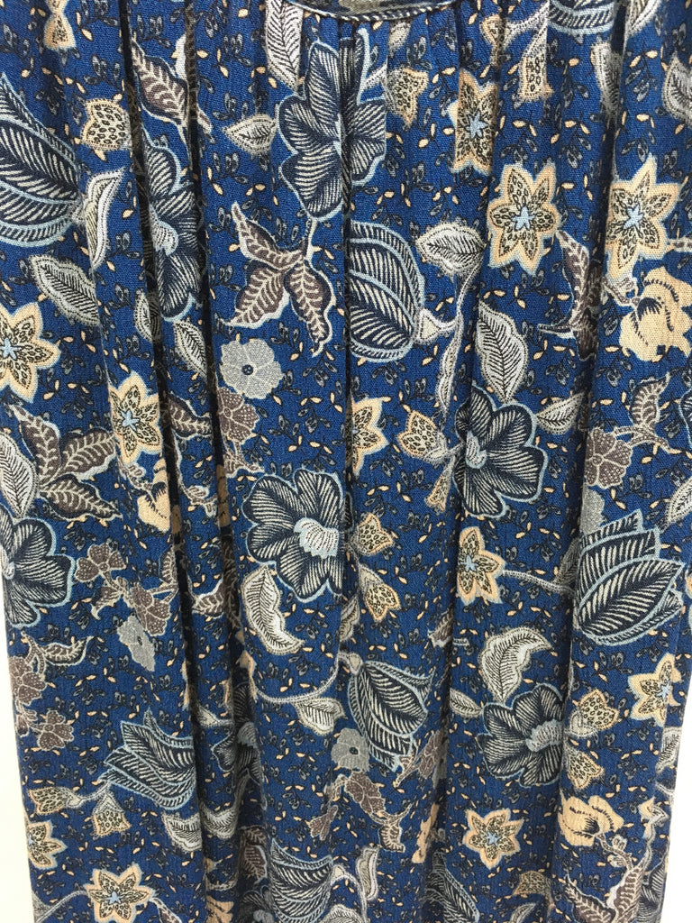 Size XS Blue Floral Maxi Dress