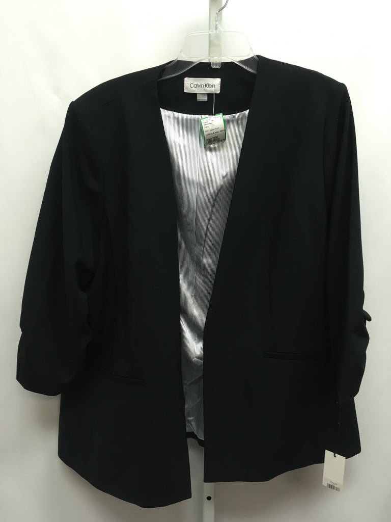 Calvin Klein Size 20W Navy Blazer