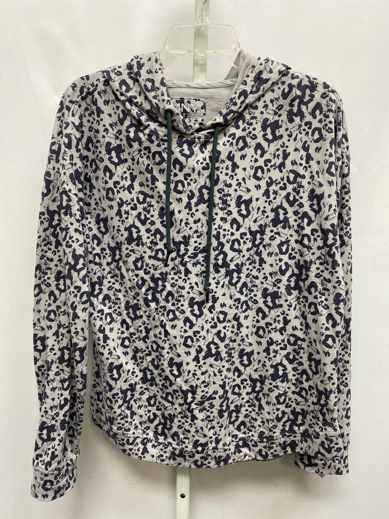 Marc New York Size Medium Gray Animal Hoodie