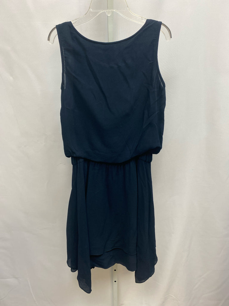 Size 8 Taylor Navy Sleeveless Dress