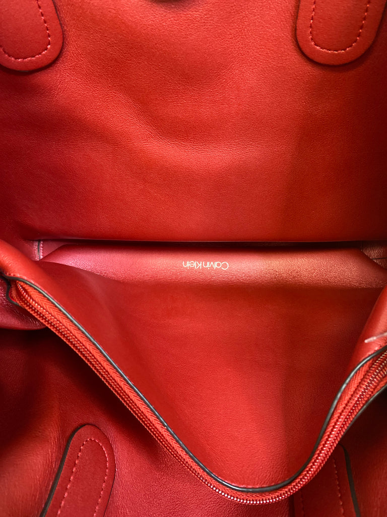 Calvin Klein Red Tote