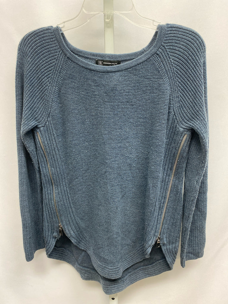 Inc Blue Size PM Long Sleeve Sweater