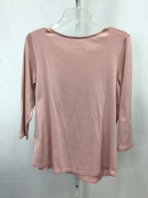 Charter Club Size 14/16 Pink 3/4 Sleeve Top