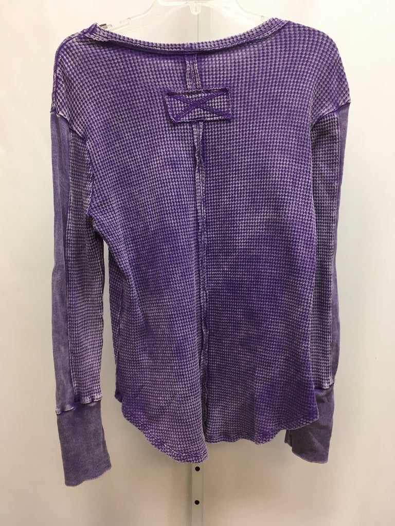 Zenana Size Small Purple Long Sleeve Top