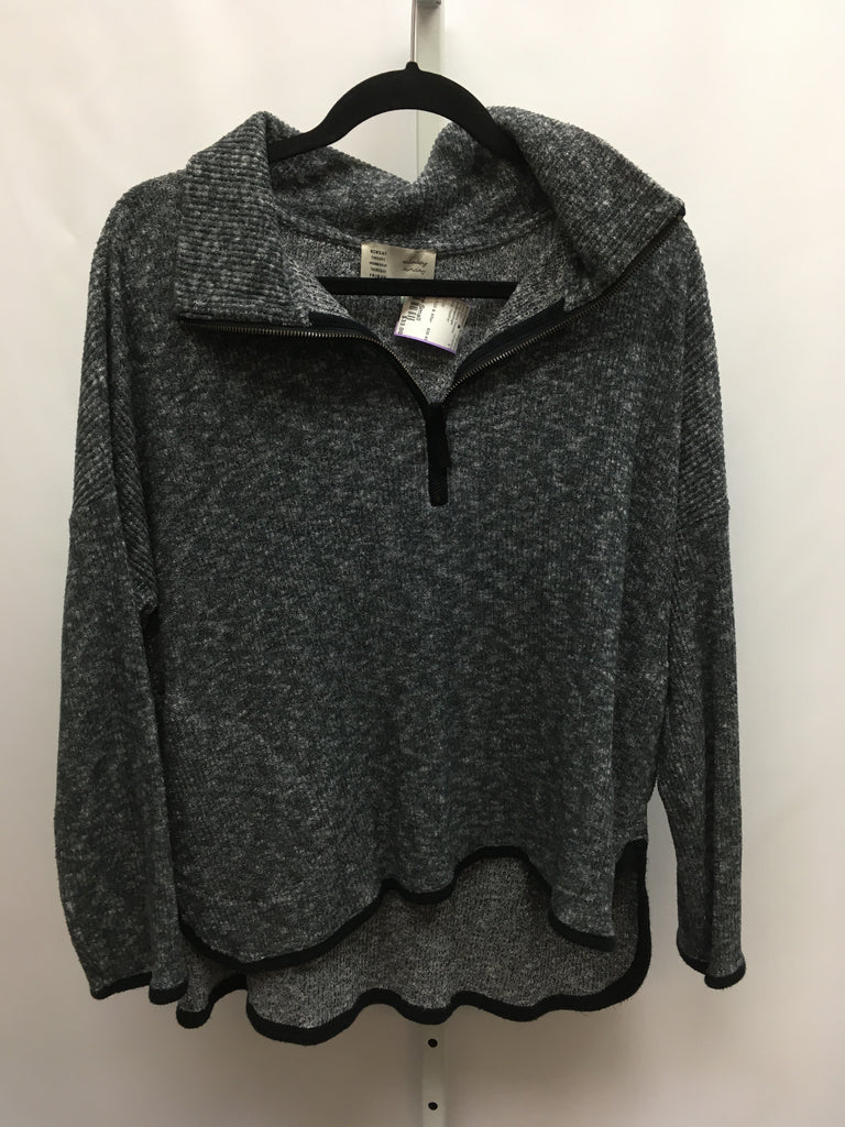 Anthropologie Size Small Gray Heather Long Sleeve Sweater