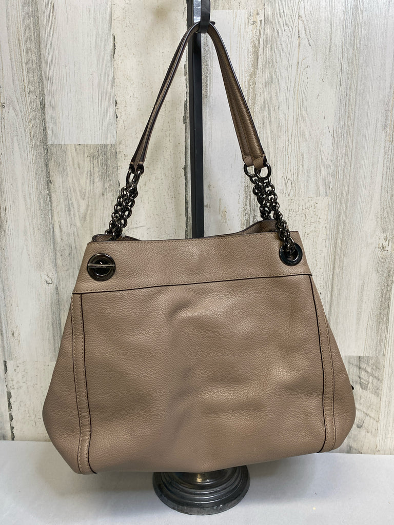 Coach Taupe Designer Handbag
