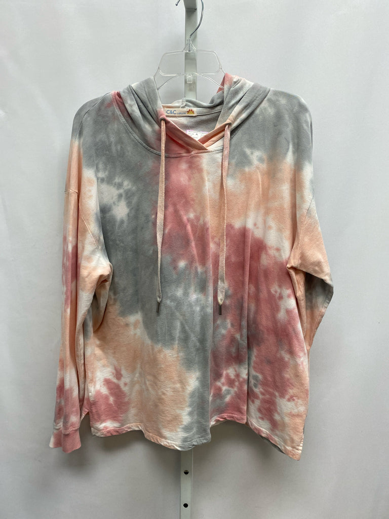 C&C california Size Large Tie-dye Hoodie