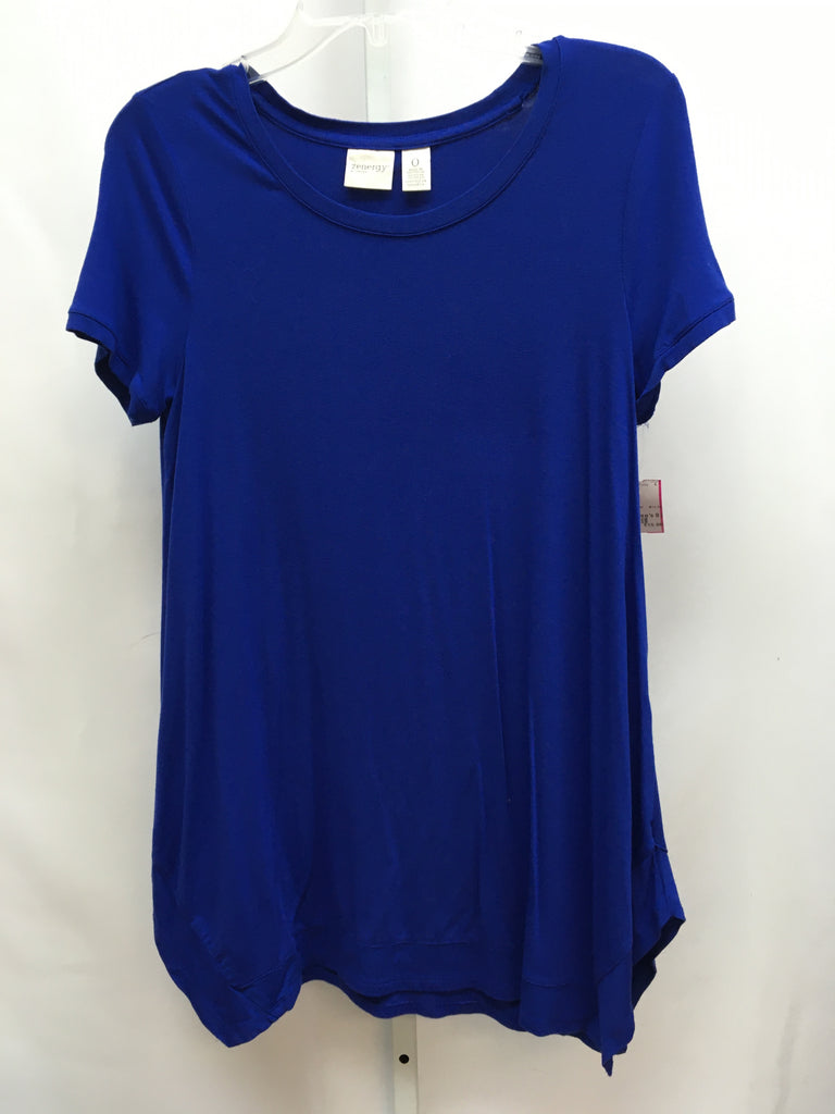 Chico's Size Chico's 0 (S) Royal Blue Short Sleeve Tunic
