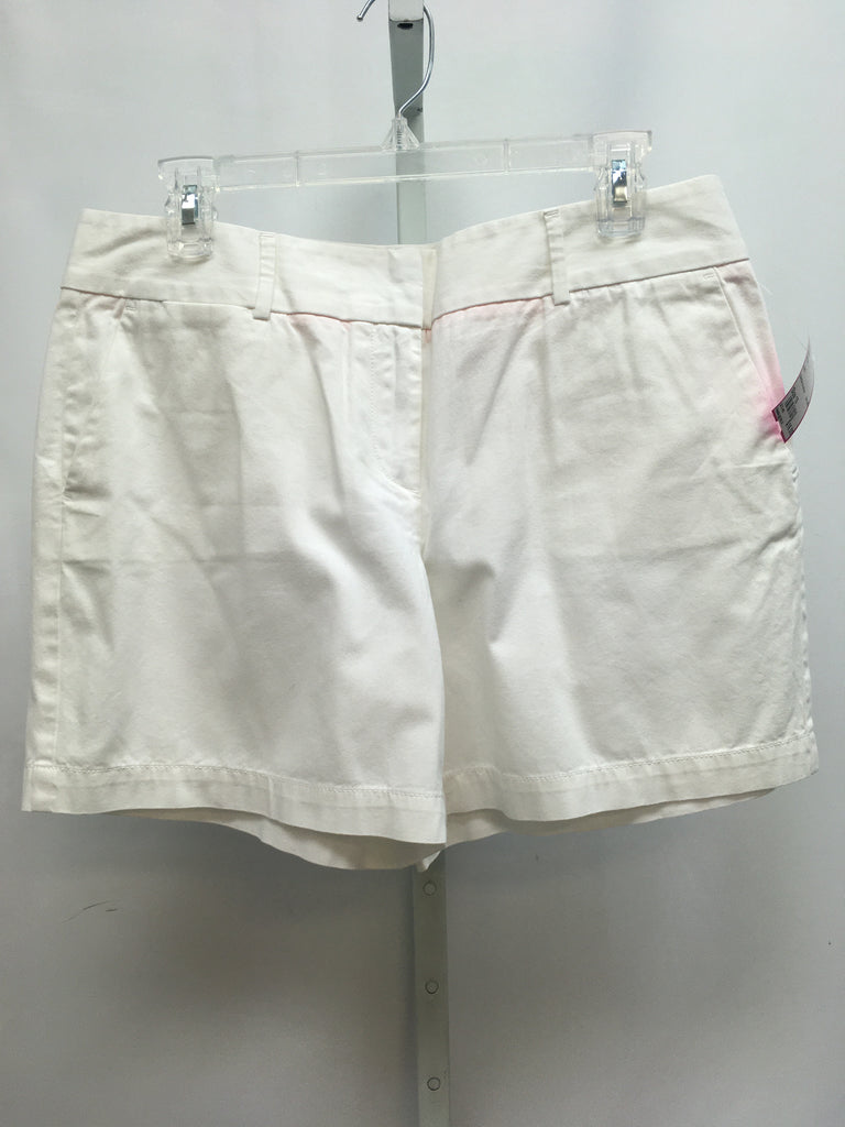 LOFT Size 10 White Shorts