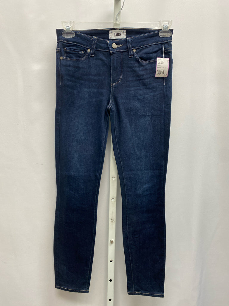Paige Size 27 (4) Dark Denim Jeans