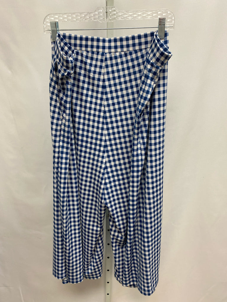 Susan Graver Size 3X Blue/White Crop/Capri