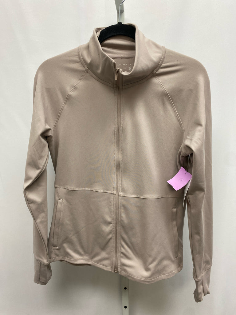 Jockey Size Medium Taupe Athletic Jacket