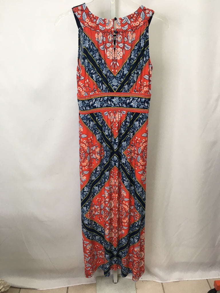 Size Small Westport Navy/Red Maxi Dress