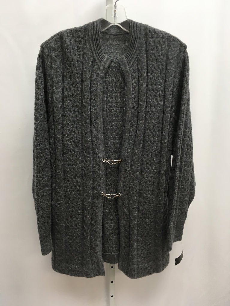 Size XL Gray Cardigan