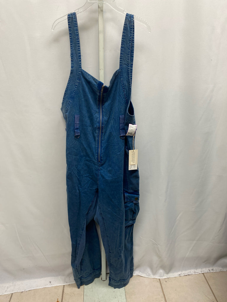 Blue Velvet Size Large Blue Overalls