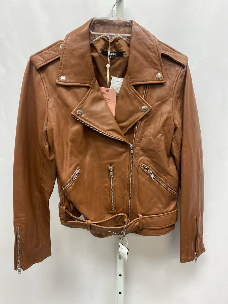 Quince Size Medium Brown Jacket/Outerwear