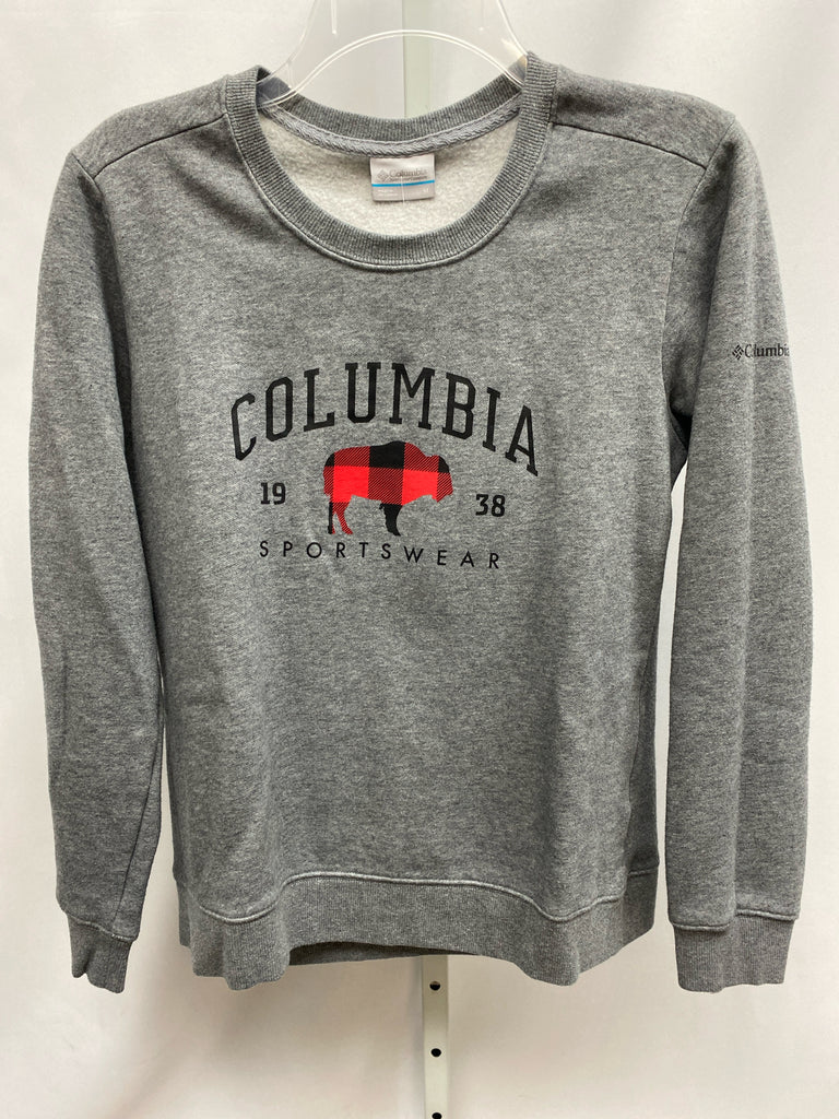 Columbia Size Medium Gray Long Sleeve Top