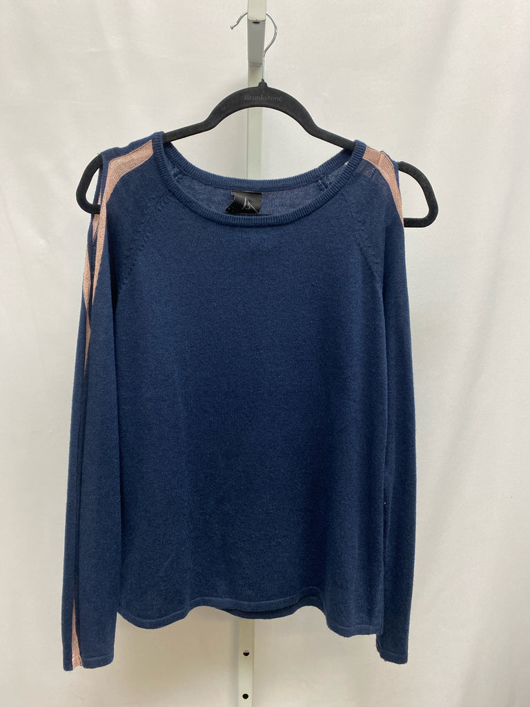 Bobeau Size Small Navy Cold Shoulder