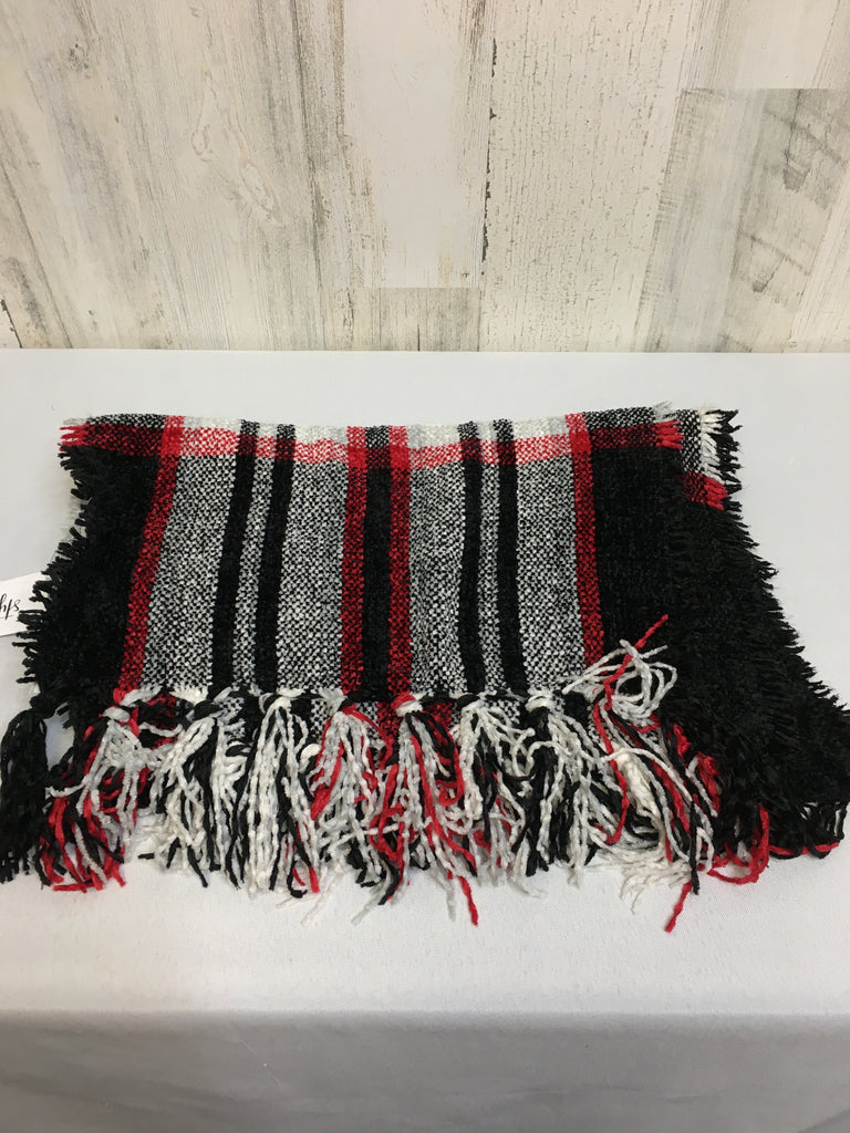 Style & Co. Black/Red Winter Scarf