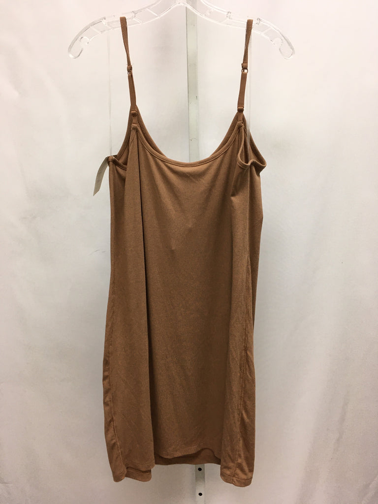 Size XLarge Brown Sleeveless Dress