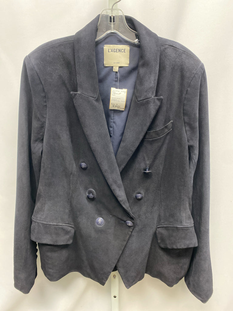 L'Agence Size 14 Black Blazer