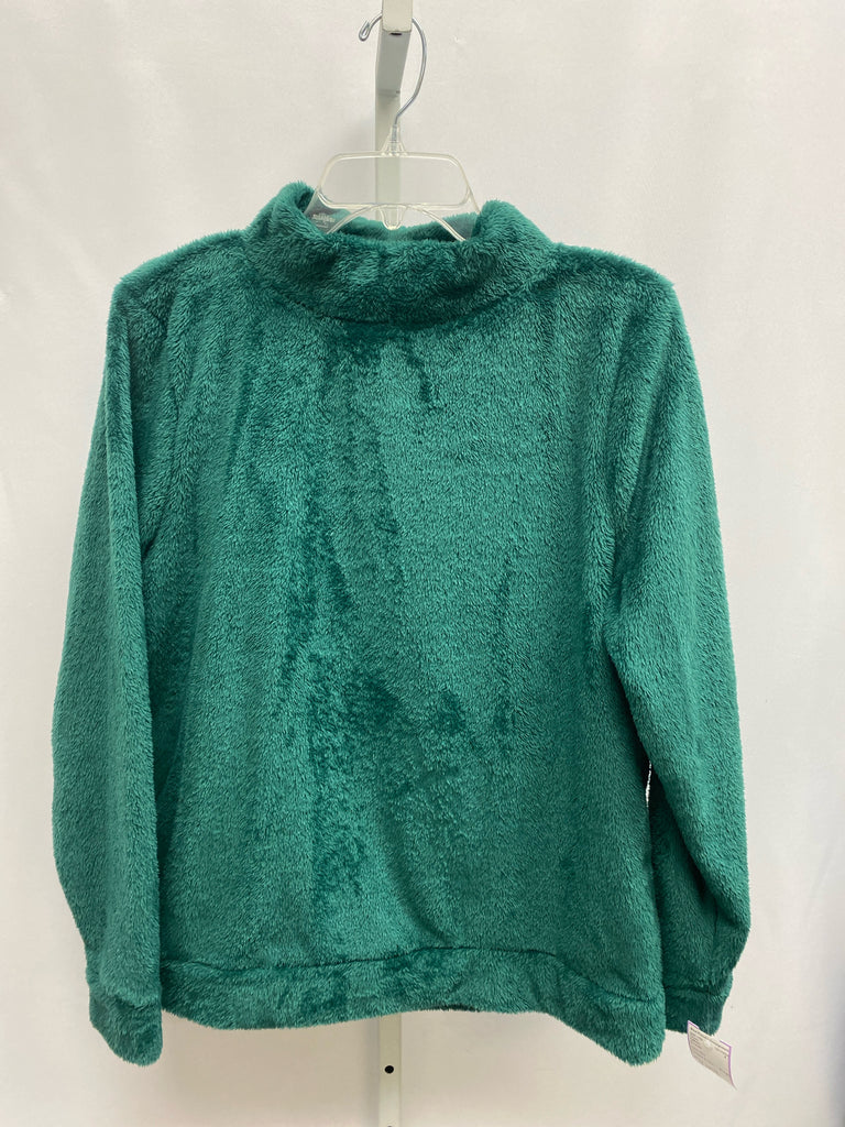 Talbots Size Large Emerald Fleece