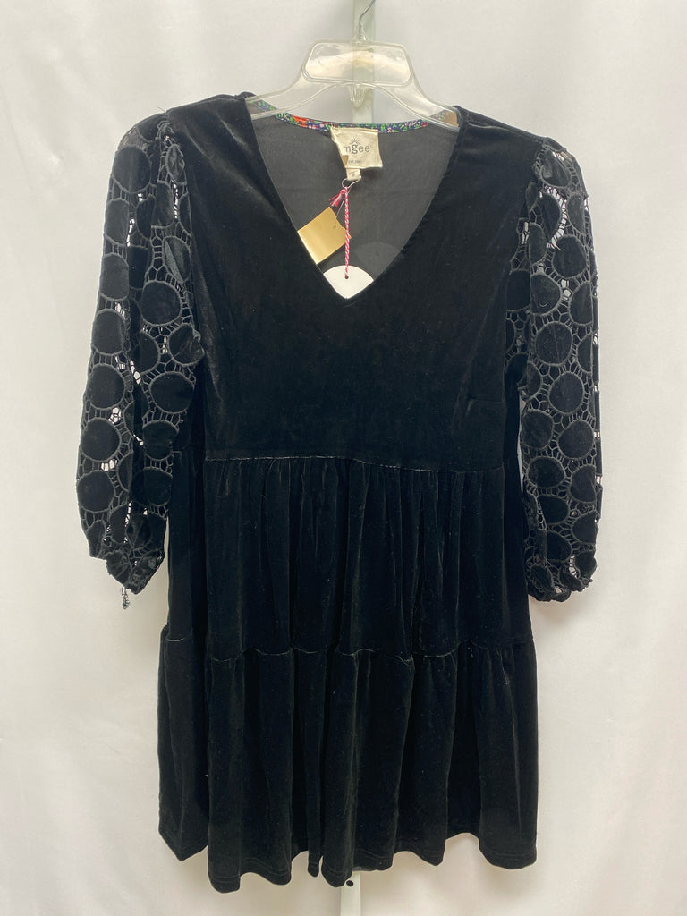 Size Small umgee Black 3/4 Sleeve Dress