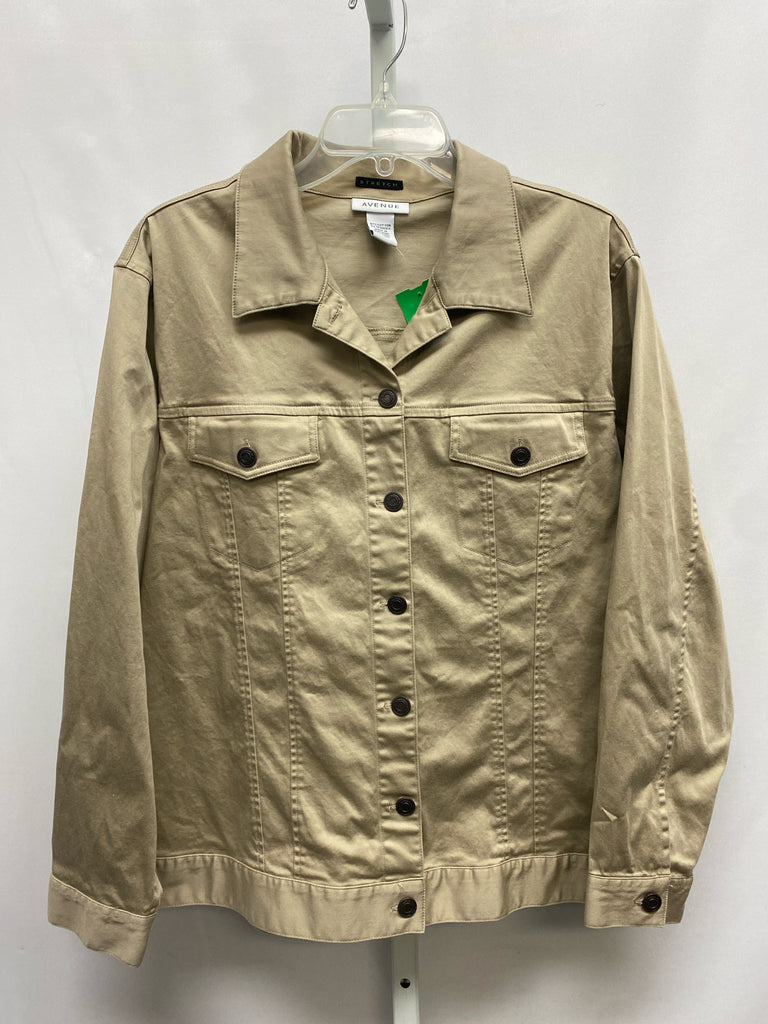 Avenue Size 18/20 Tan Jacket/Outerwear