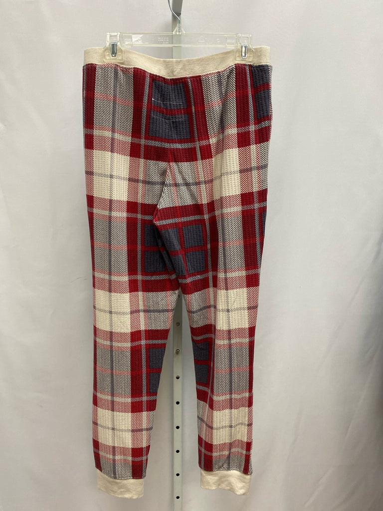 Size Medium Coldwater Creek Red Plaid Pajamas