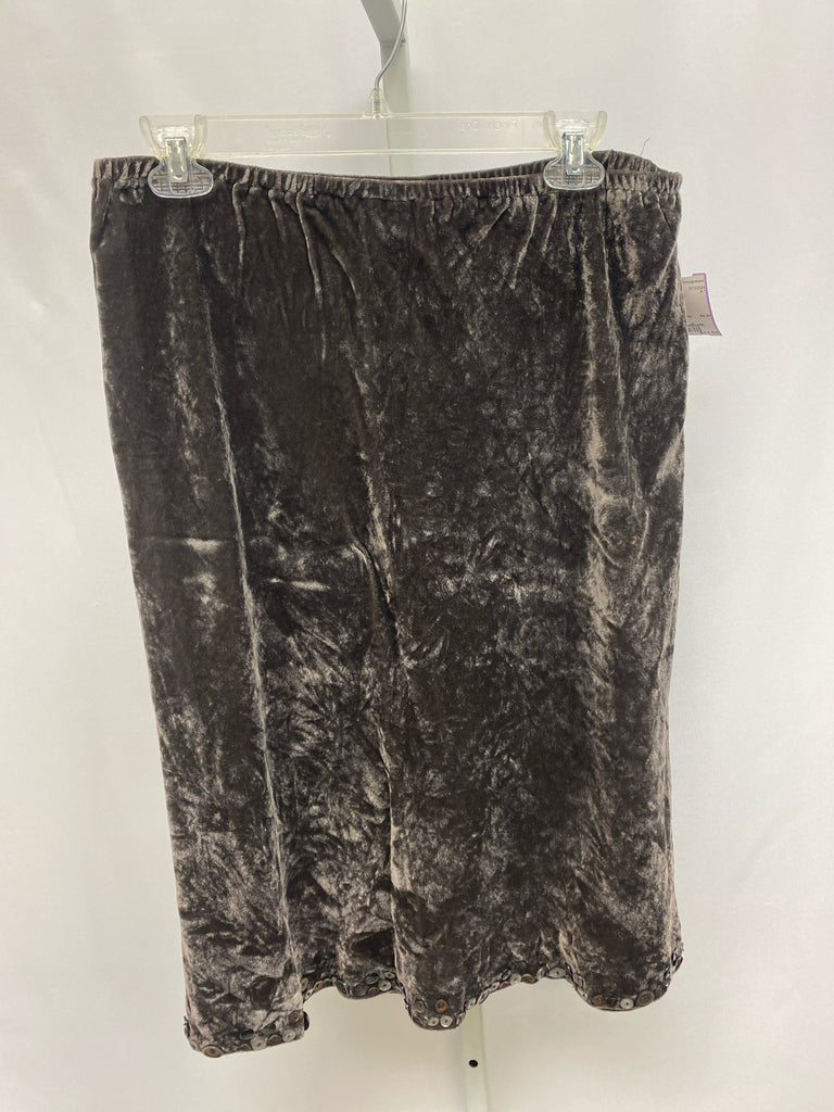 Size Medium J.Jill Brown Skirt