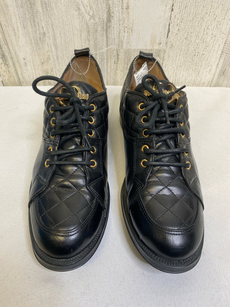 Love Moschino Size 40 (9/9.5) Black Designer Shoe