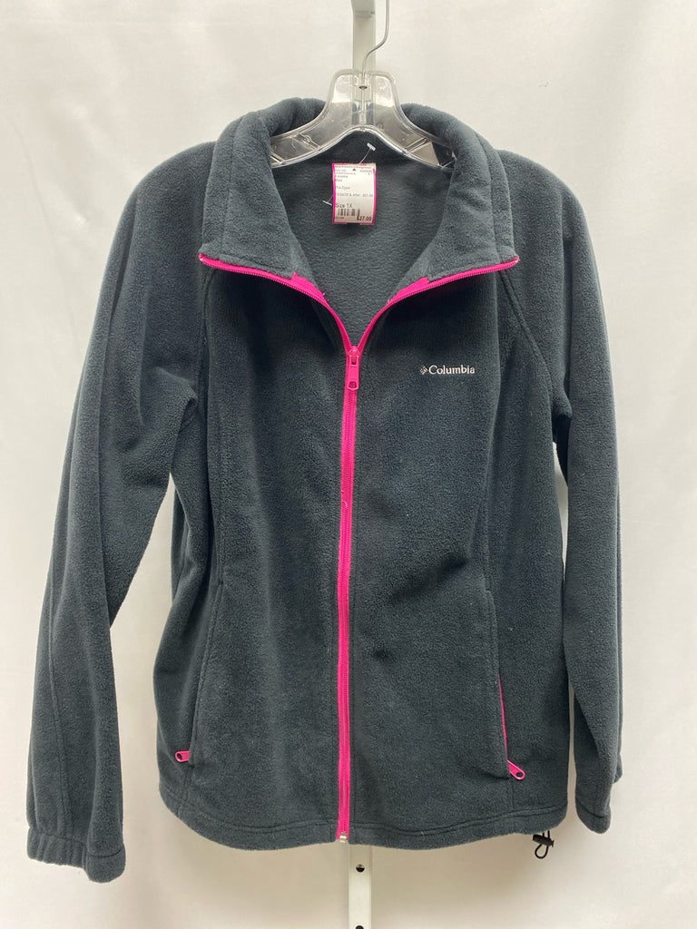 Columbia Size 1X Black Jacket/Outerwear