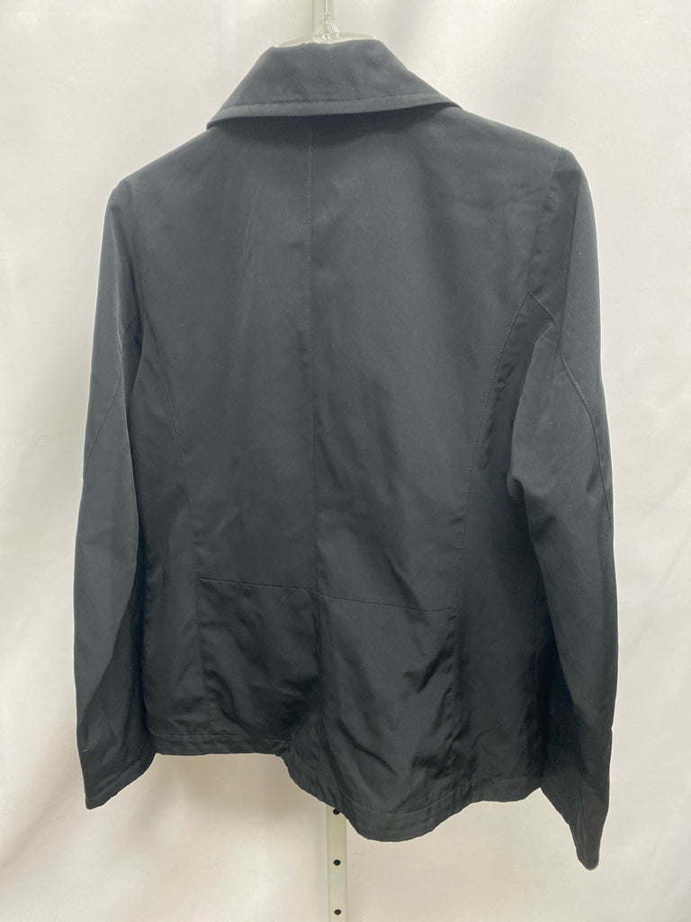 Size Medium Towne by London Fog Black Jacket/Outerwear