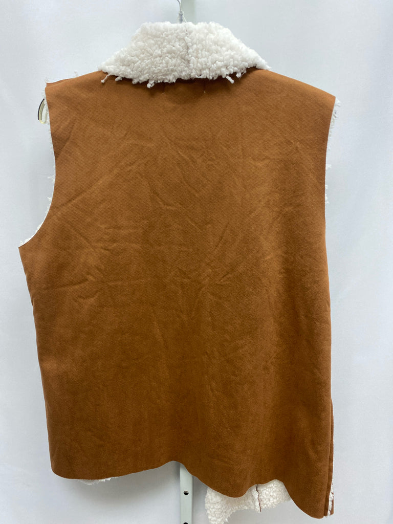 Miss Sparkling Size XL Camel Vest/Top