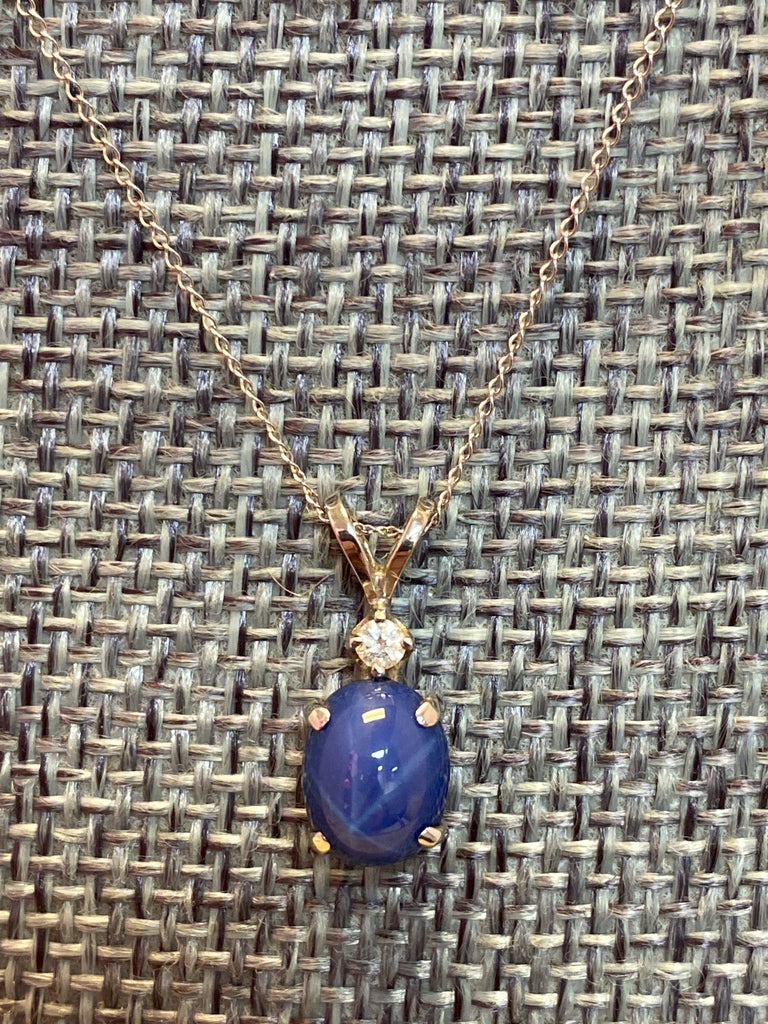 Silver 14kt gold necklace