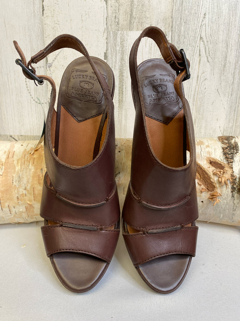 Lucky Brand Size 9 Brown Heels